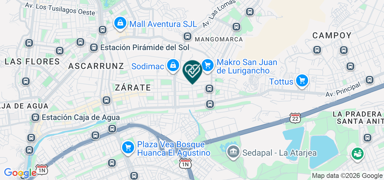Mapa de Consultorio Fusion Medic