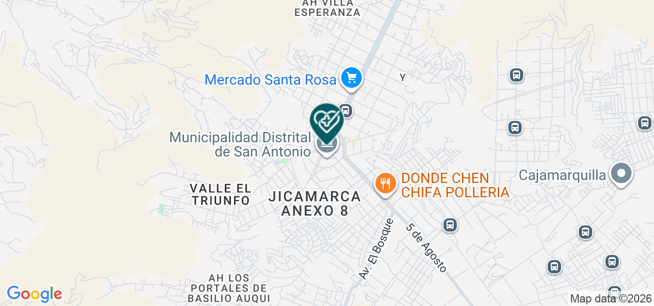 Mapa de Consultorio Nuestra Señora de Lourdes