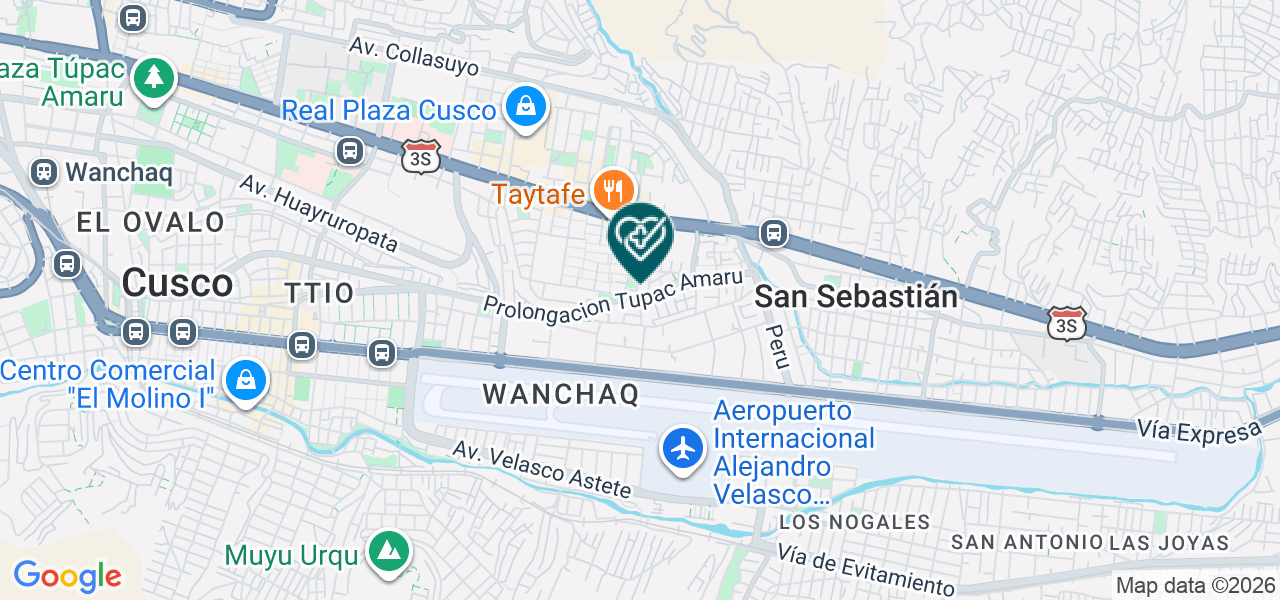 Mapa de Yabar Dent
