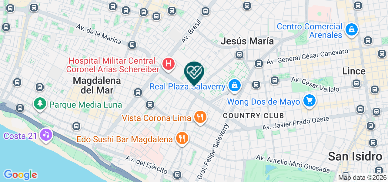Mapa de D.clinic