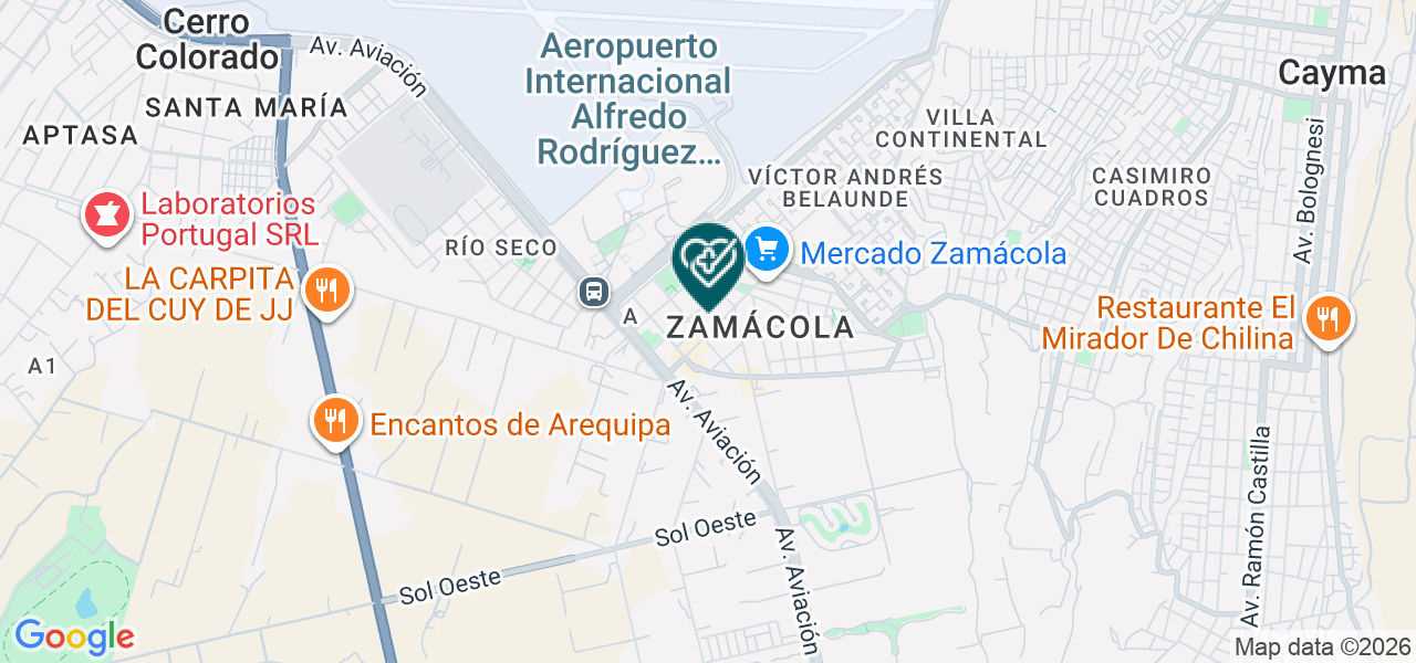 Mapa de Consultorio Dental Maria Salazar