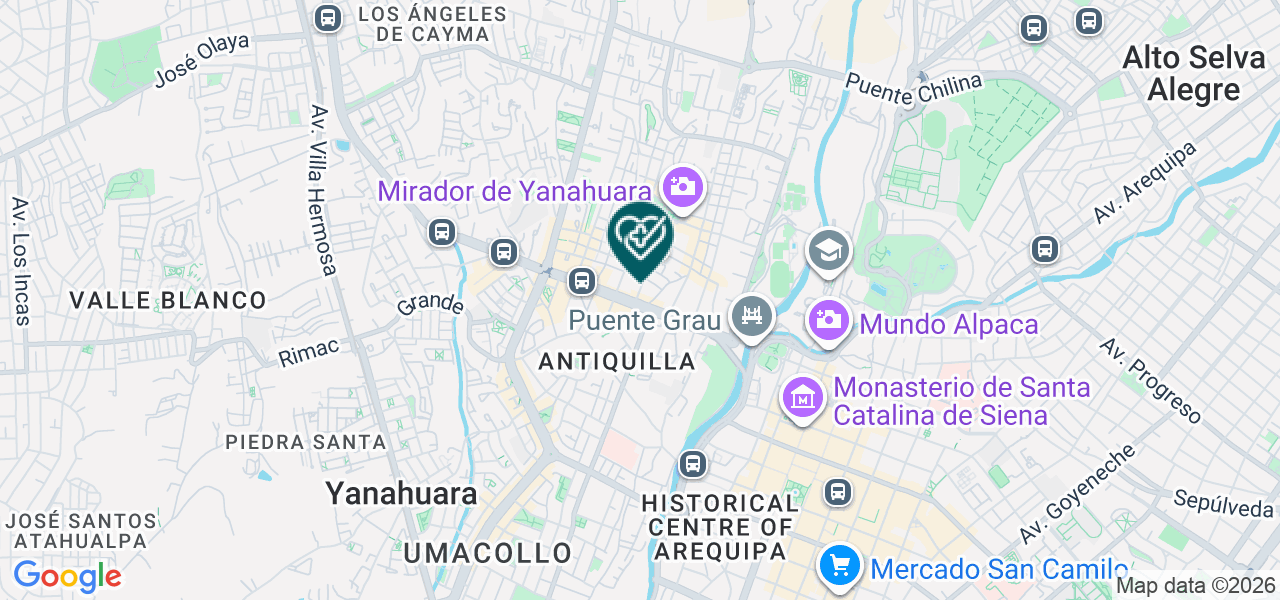 Mapa de Consultorio Dental Trascendental