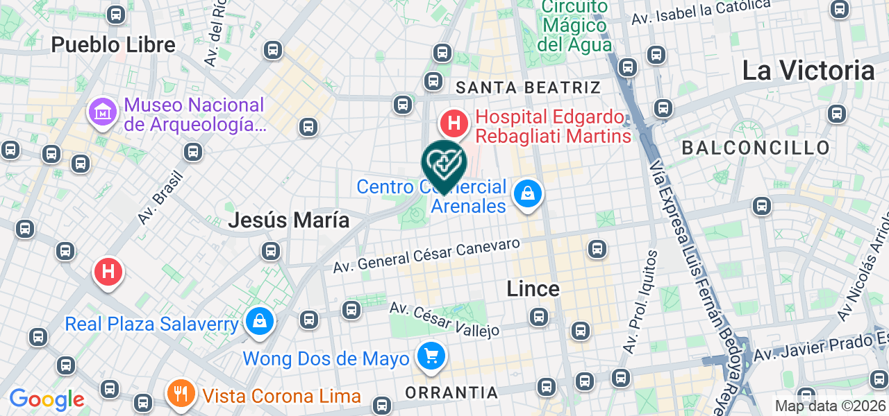 Mapa de Consultorio Medico