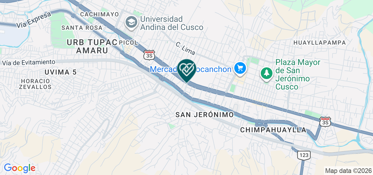 Mapa de Denthua