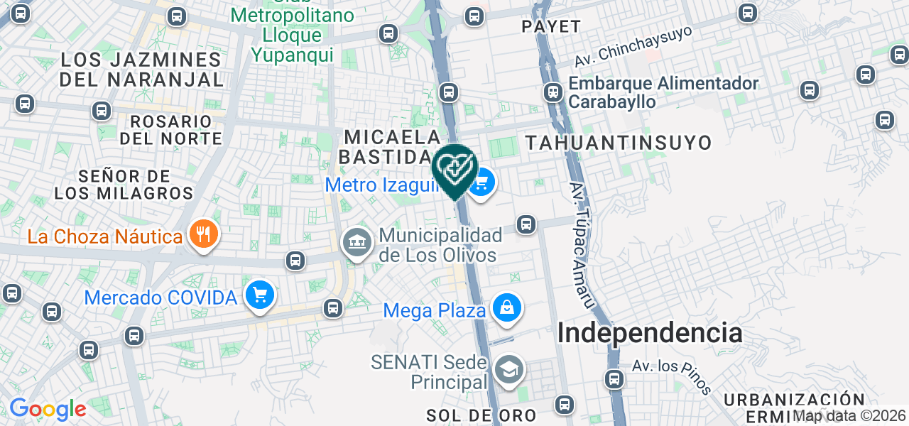 Mapa de Dental Match