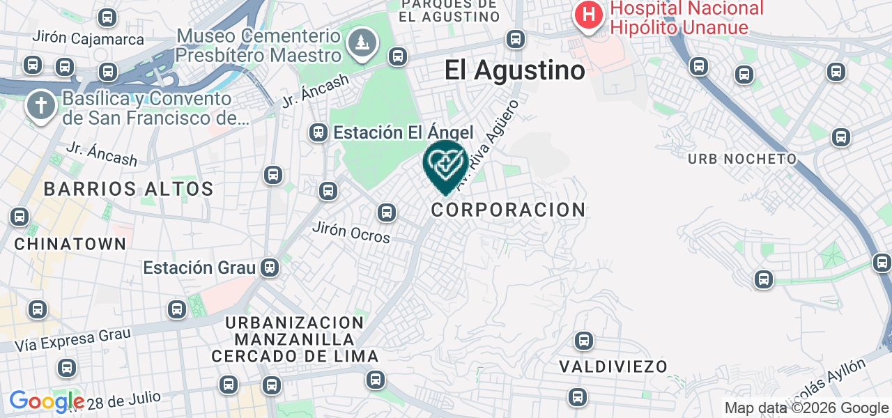 Mapa de Dental Ortho Esthetik