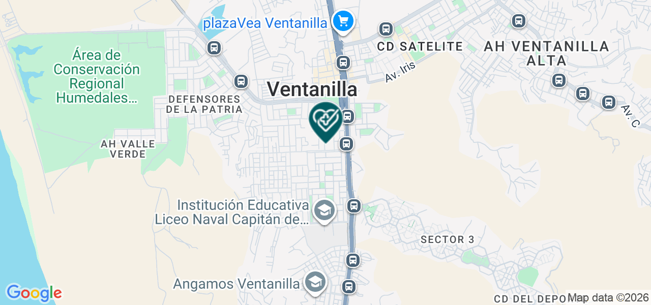 Mapa de Ceragen - Ventanilla