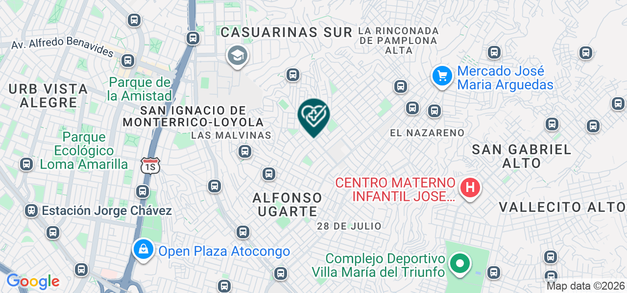 Mapa de Consultorio Dental "sermar Dent