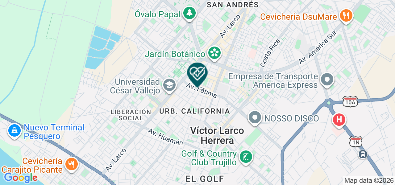Mapa de Nefronorte SAC