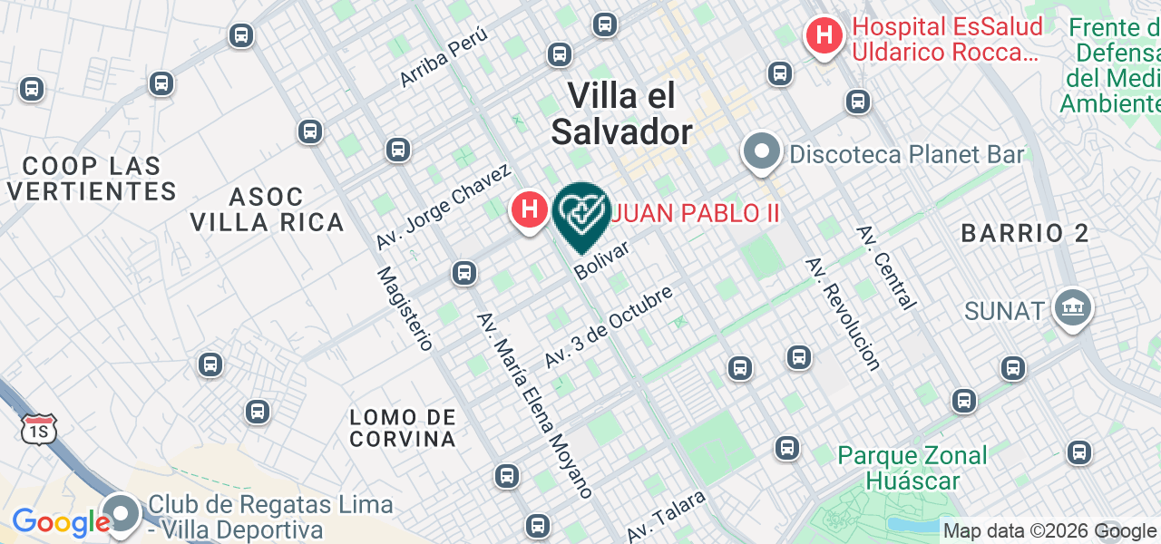 Mapa de Consultorio Dental Villa Smile