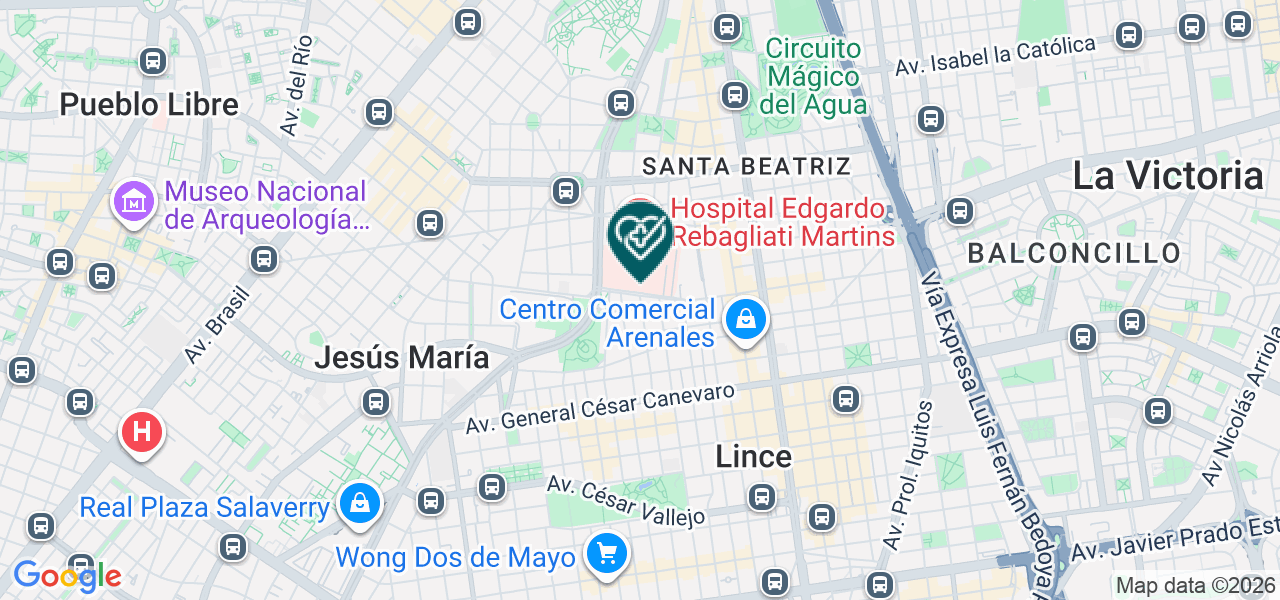 Mapa de Centro Vida Essence