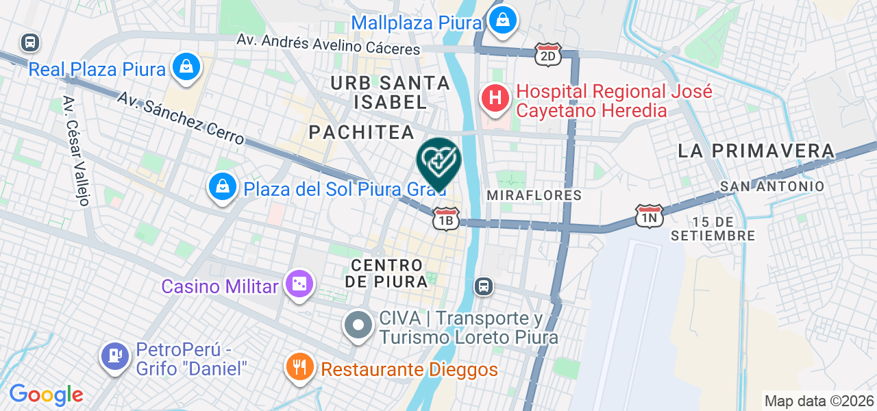 Mapa de Dent Salud Centro Odontológico