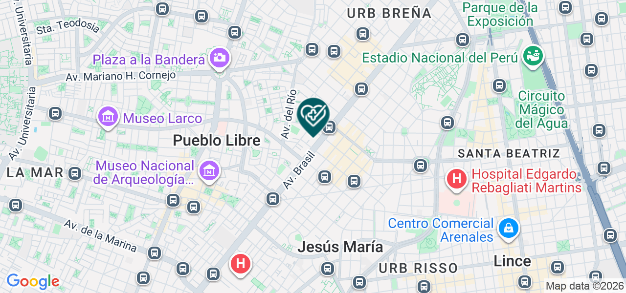 Mapa de Mi Dentista Muelitas E.I.R.L