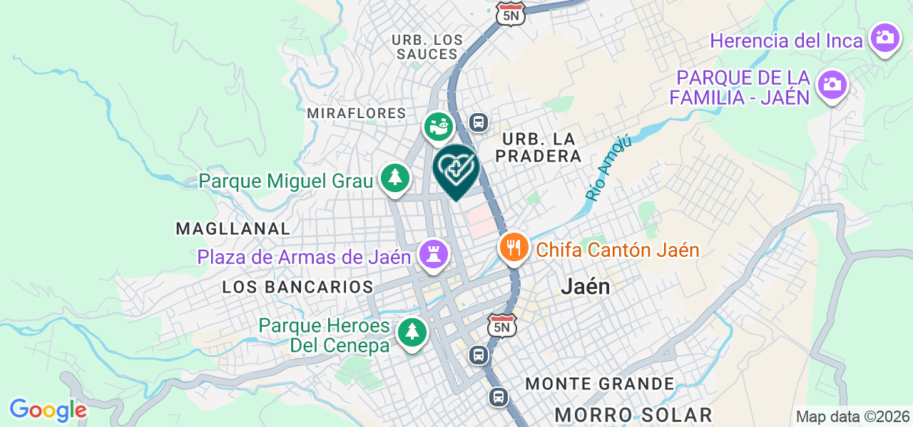 Mapa de Consultorio Medico Gastrosalud Jaen