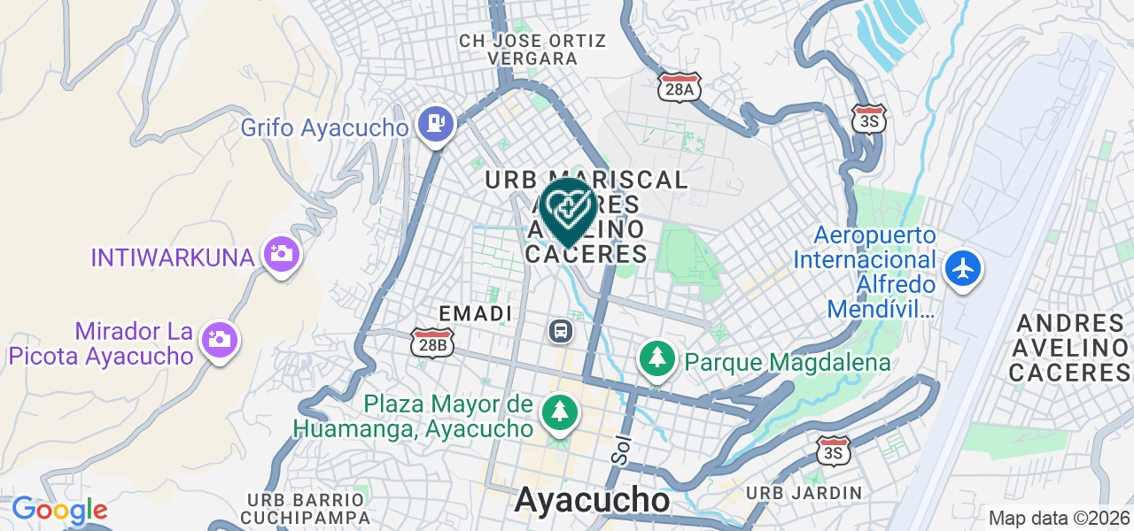 Mapa de Consultorio Medico Dr Albornoz & Dra Lezama