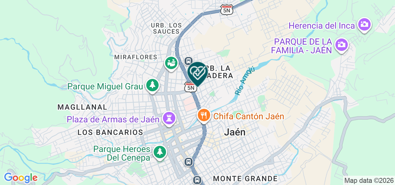 Mapa de Centro Medico Fla & San S.A.C.