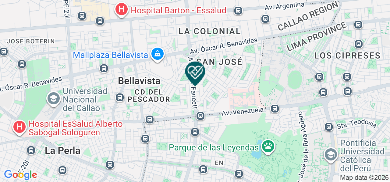Mapa de Multilab Faucett