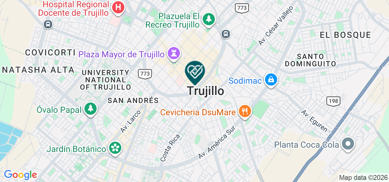 Mapa de Healthy, Medicina Estética y Láser