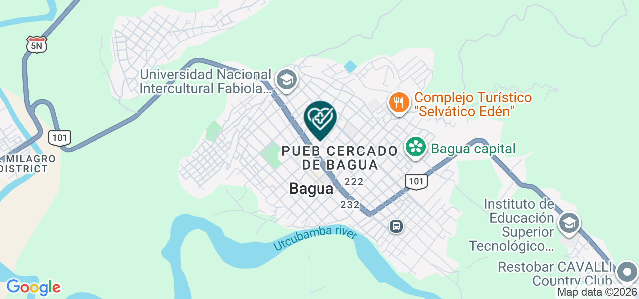 Mapa de Sanea Red Médica