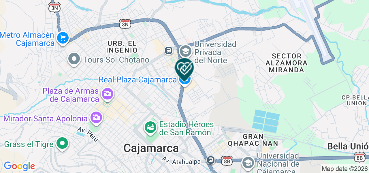 Mapa de Aurea Implant