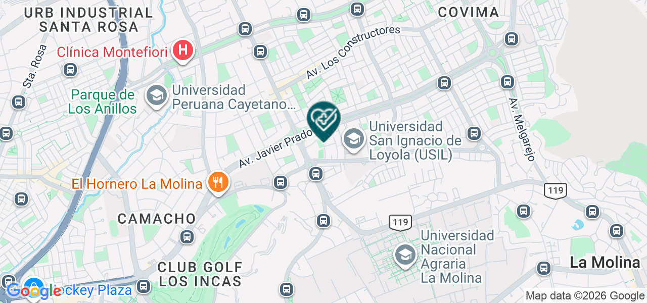 Mapa de Consultorio Prenatal Vida Nueva