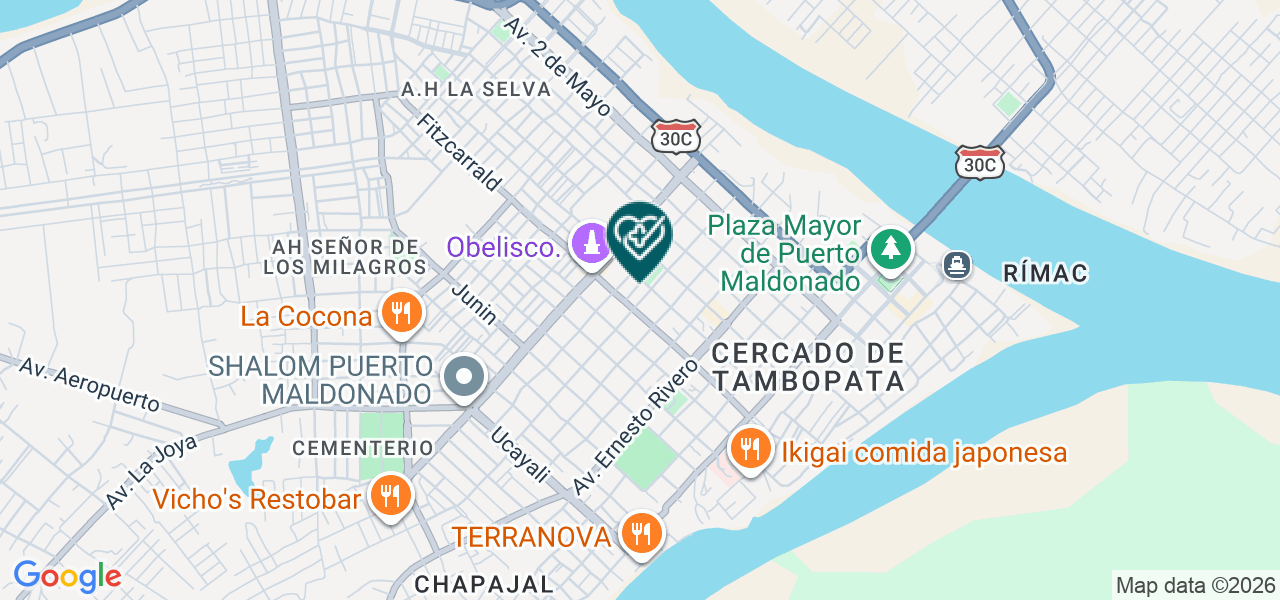 Mapa de Consultorio Dental Carbadent
