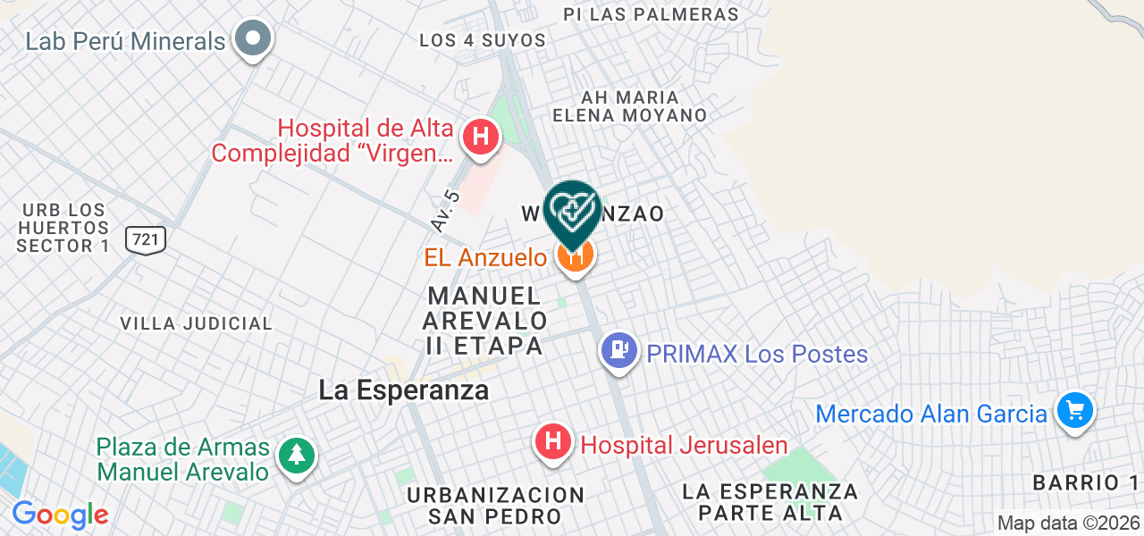 Mapa de Vermedic Consultorios Medicos
