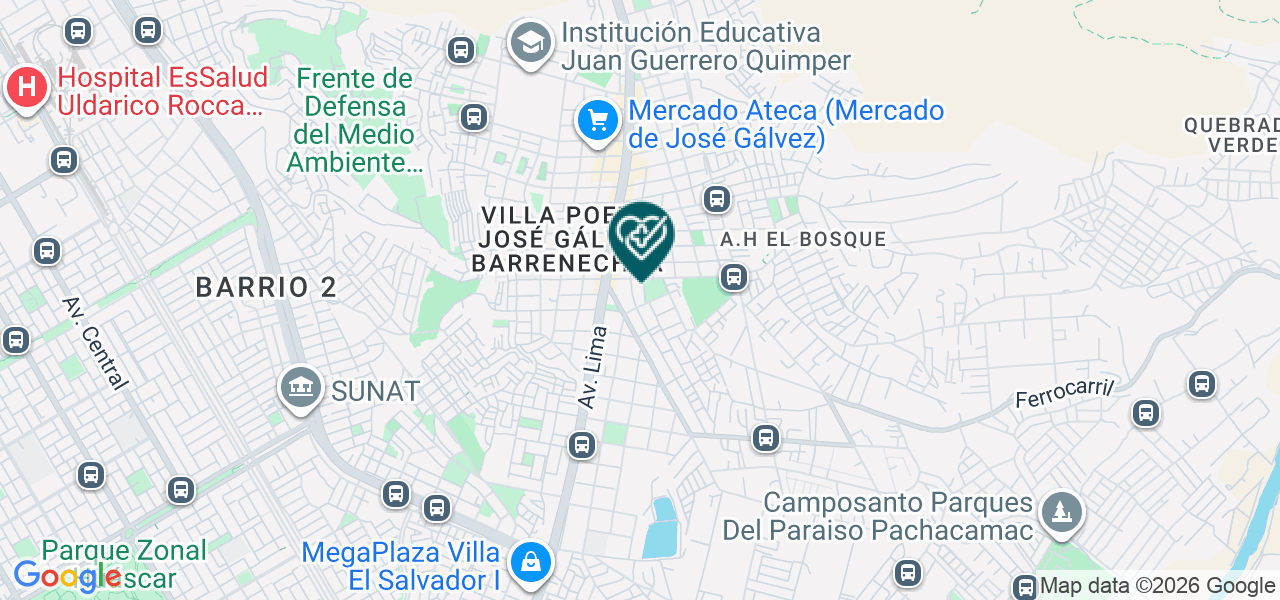 Mapa de Policlinico Gruposommedics Gram