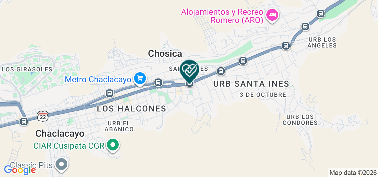 Mapa de Laclimed