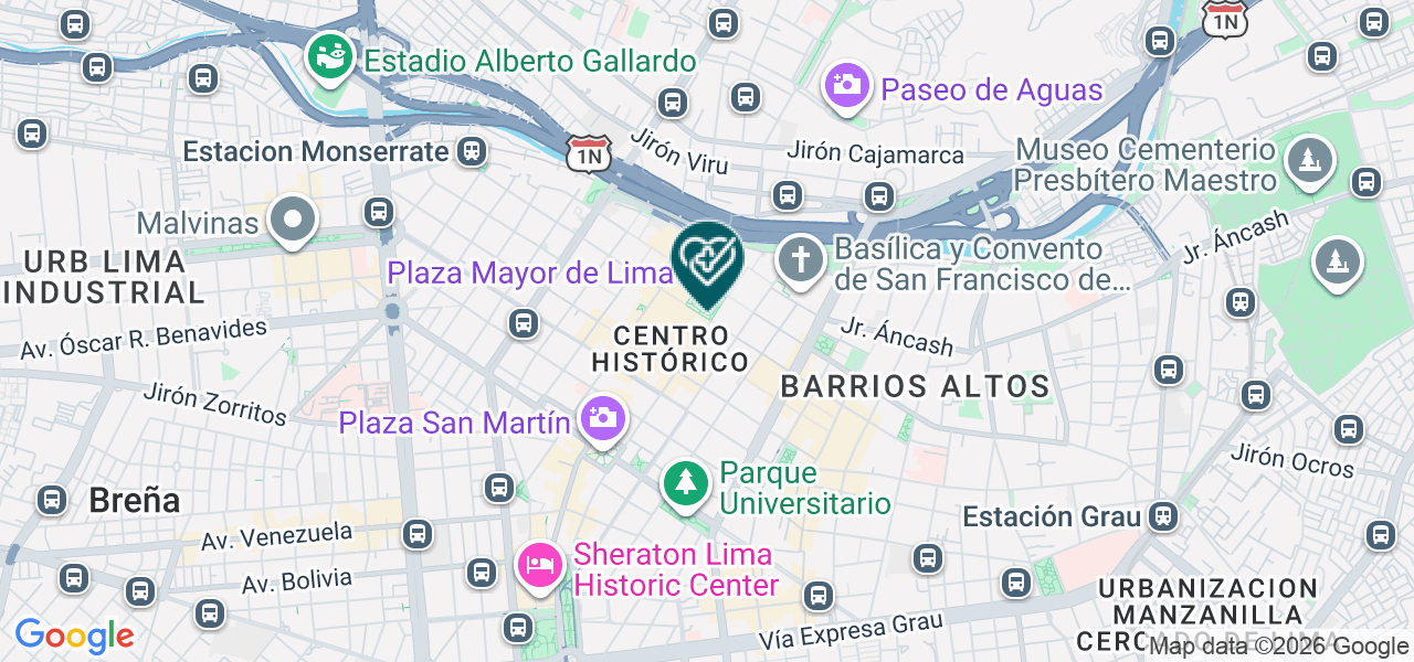 Mapa de Bucosalud Consultorios Dentales