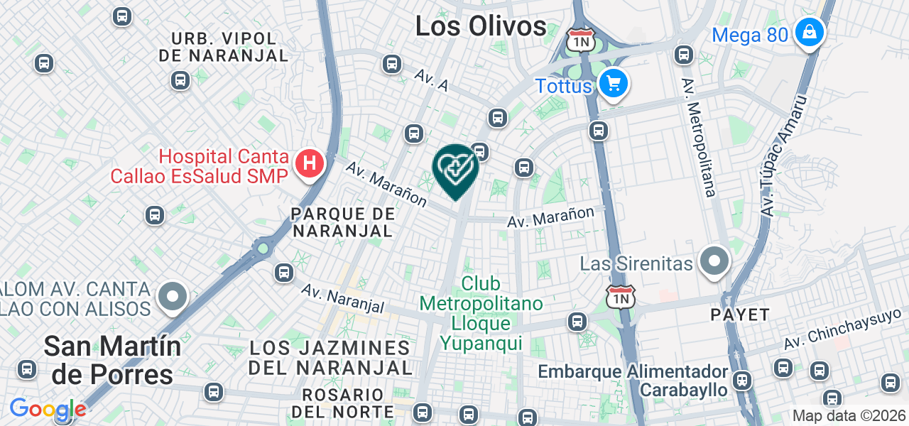 Mapa de Consultorio Dental