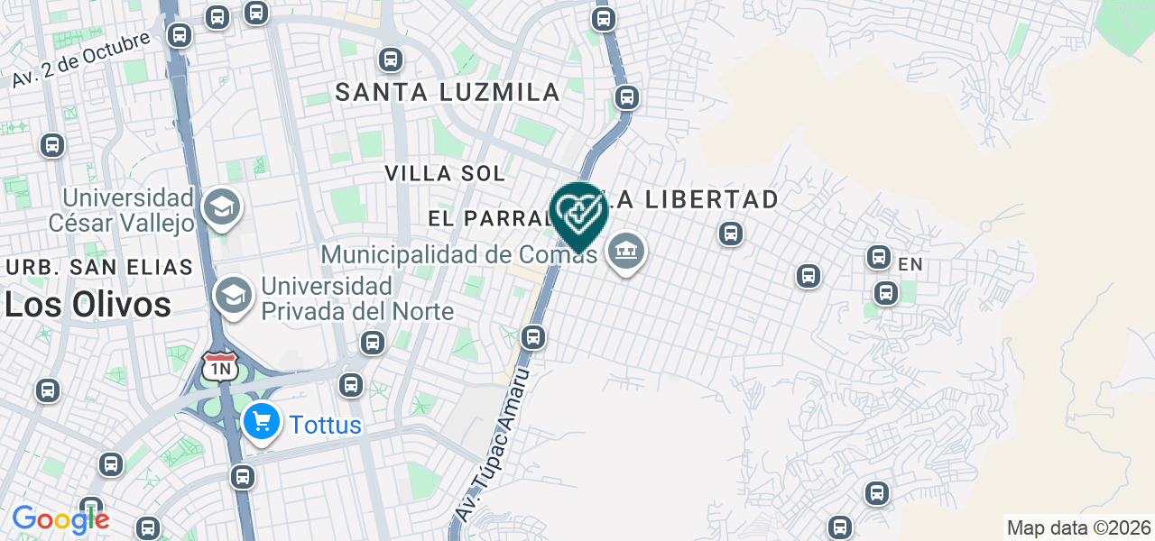 Mapa de Consultorio Obstetrico Jazmine