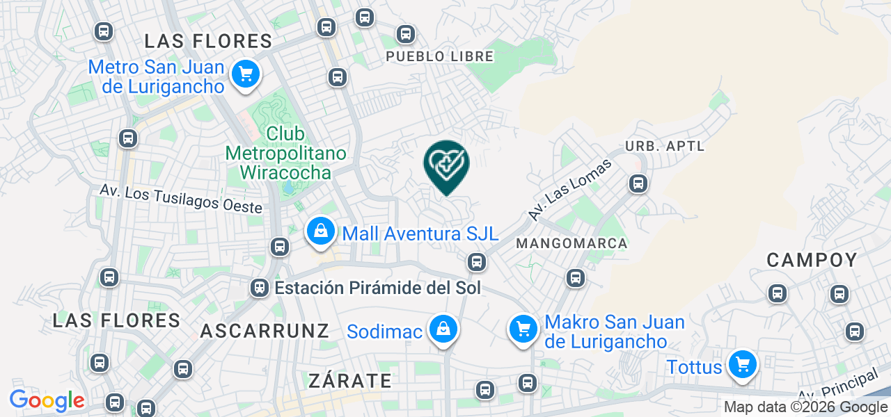 Mapa de Oscar Mario Ricardo de la Cruz Caceres