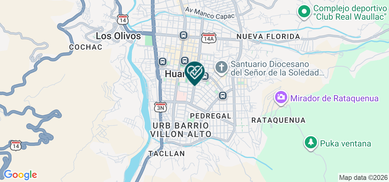 Mapa de Centro de Especialidades Medicas San Fernando