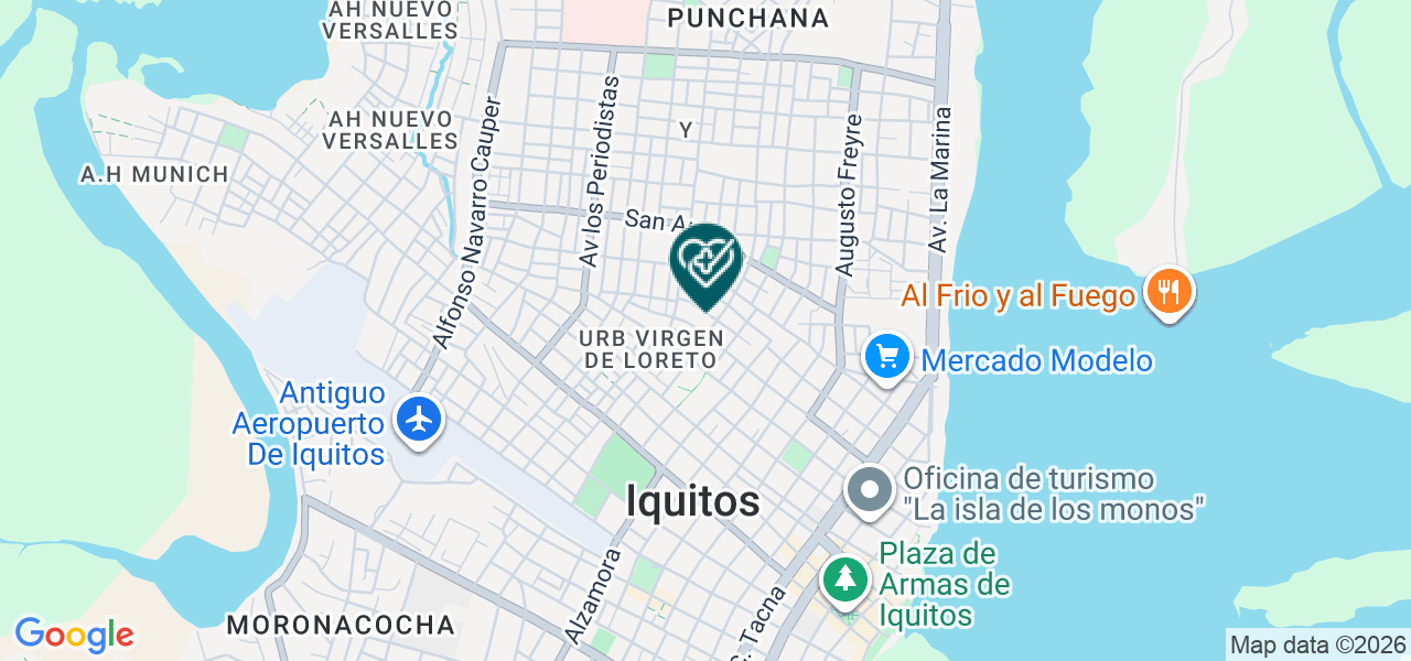 Mapa de Centro Medico Reategui E.I.R.L.