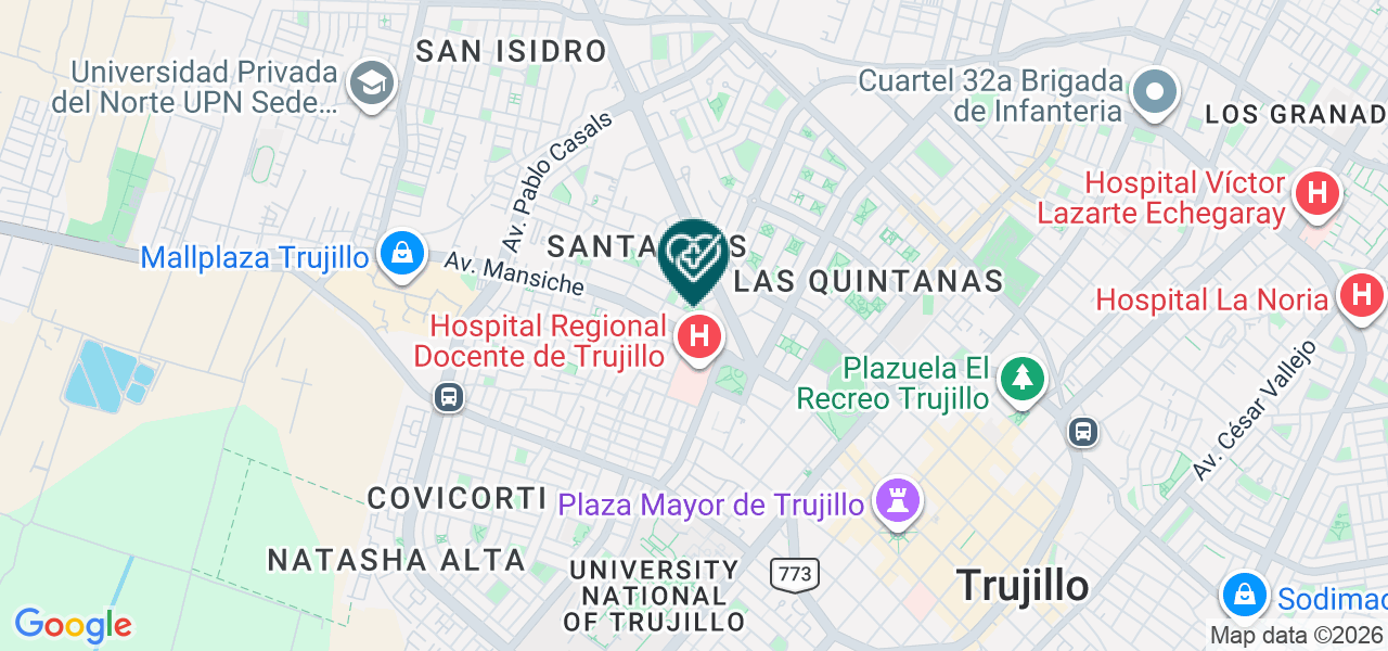 Mapa de Laboratorio Quintanilla S.R.L.