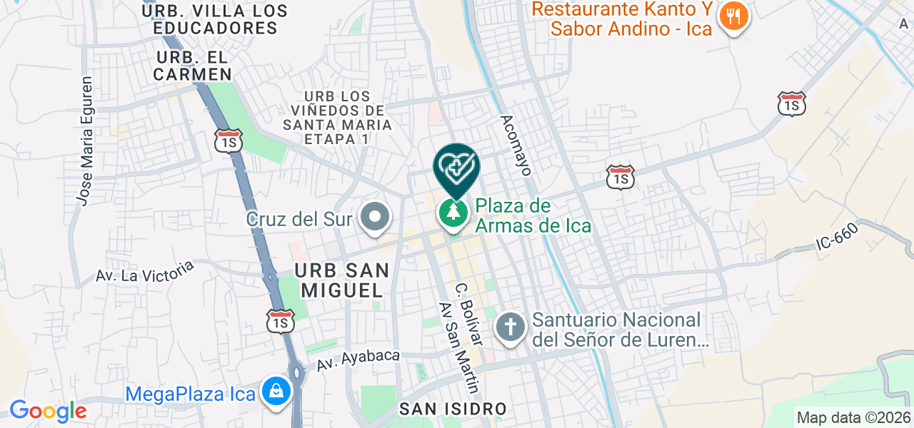 Mapa de Stetic Dent