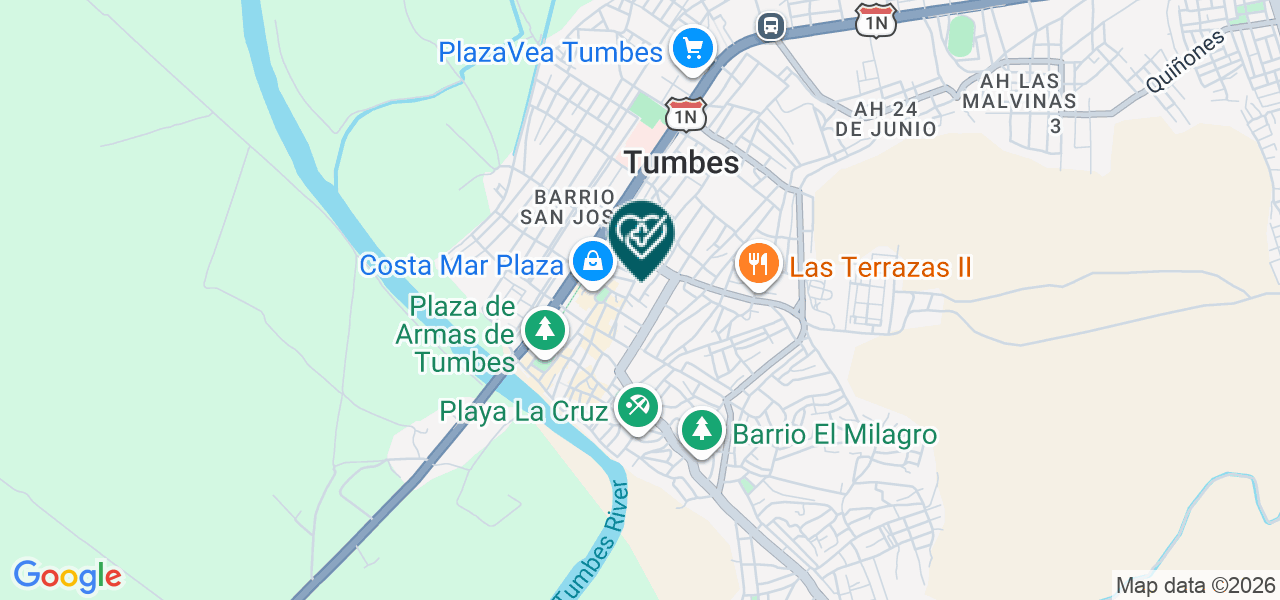 Mapa de Nuestra Señora del Carmen