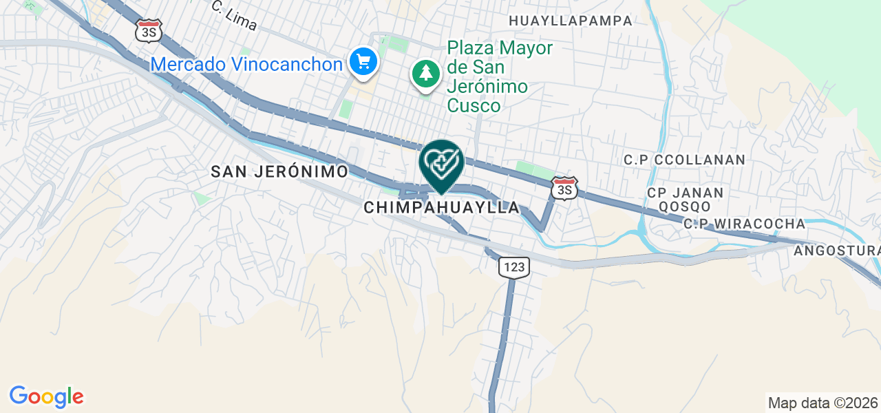 Mapa de Ccds - Cusco