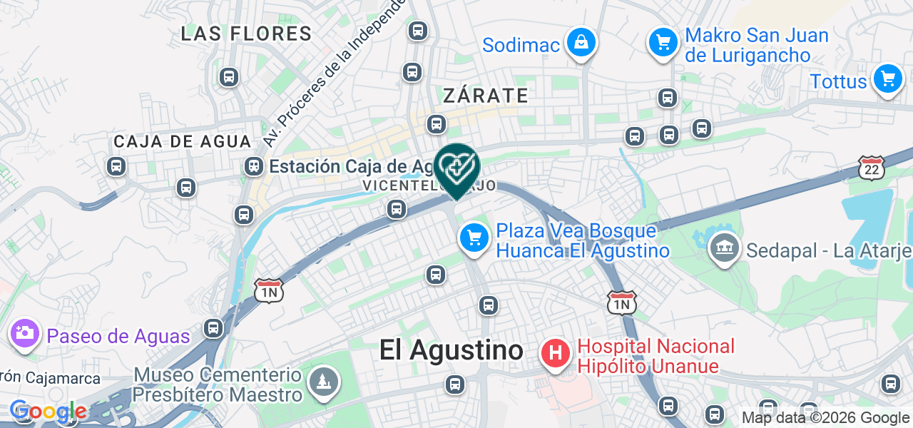 Mapa de C. M. San Antonio de Lisboa