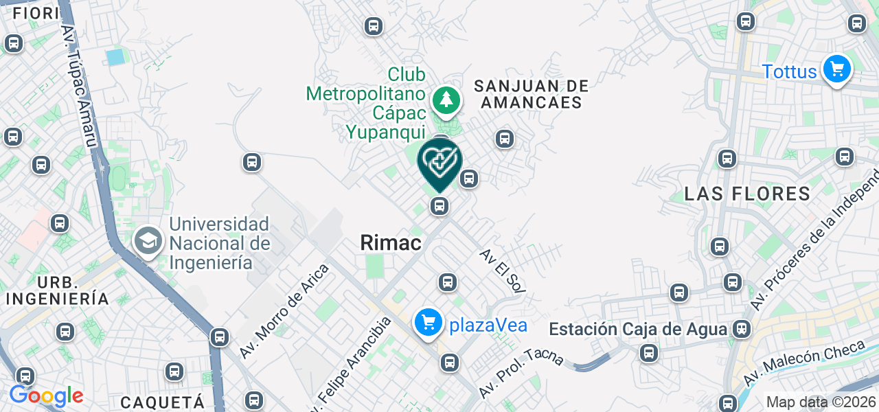 Mapa de Consultorio Odontologico Makident