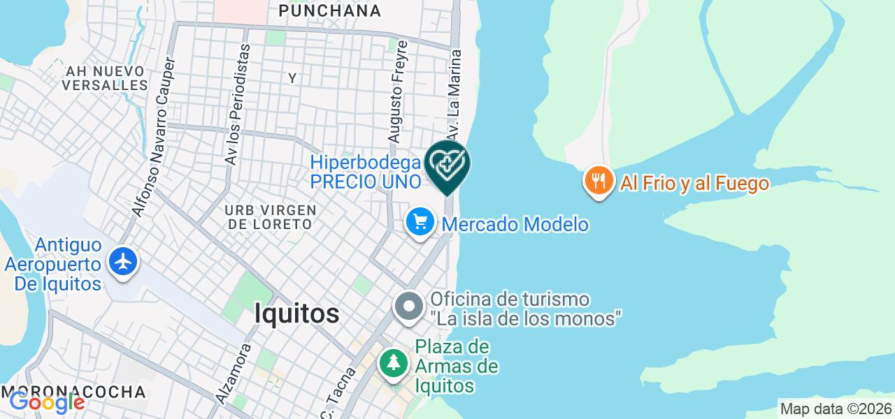 Mapa de Centro de Vacunacion