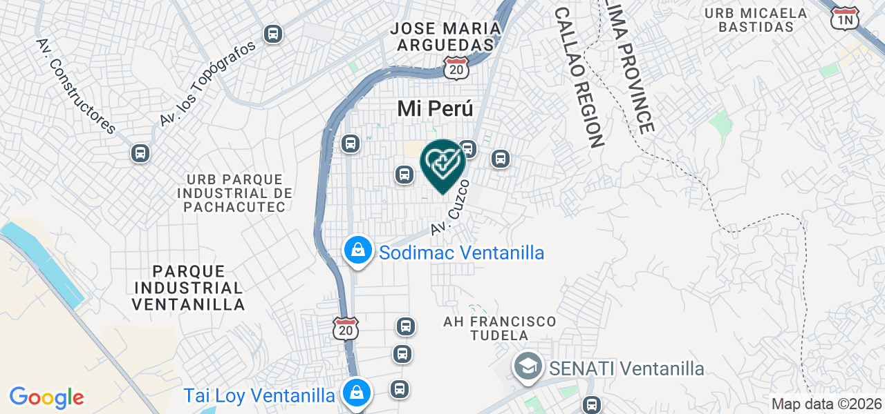 Mapa de Policlinico Gadecsa