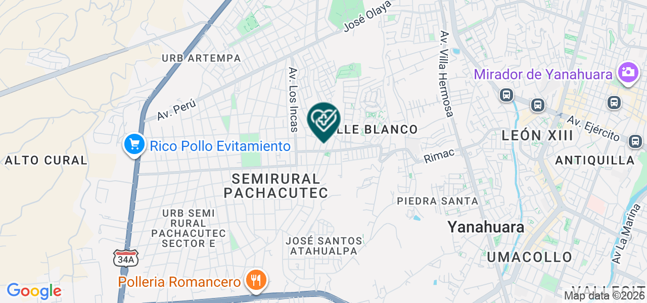 Mapa de Consultorio Odontologico Orto Dental
