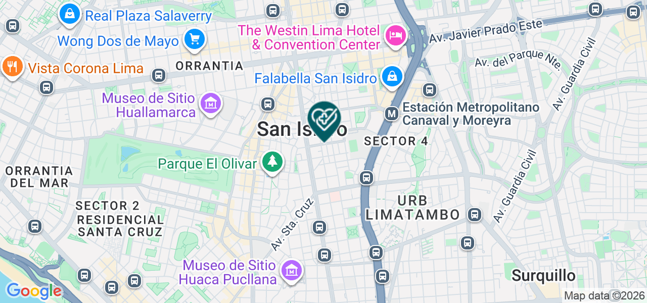 Mapa de J.sea Odontologos