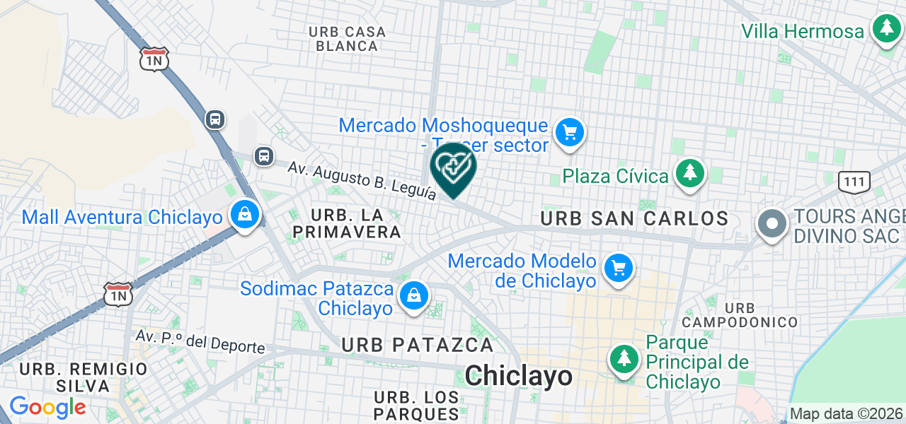 Mapa de Consultorio Obstetrico "santa Rosa