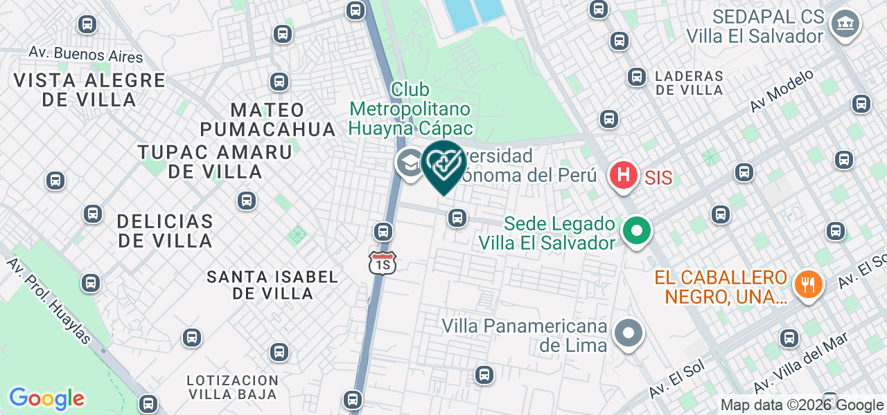 Mapa de Consultorio Odontologico Diazdent
