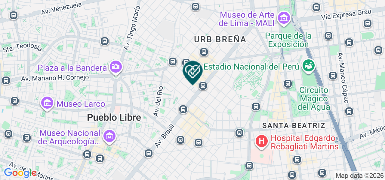 Mapa de Vital Dent