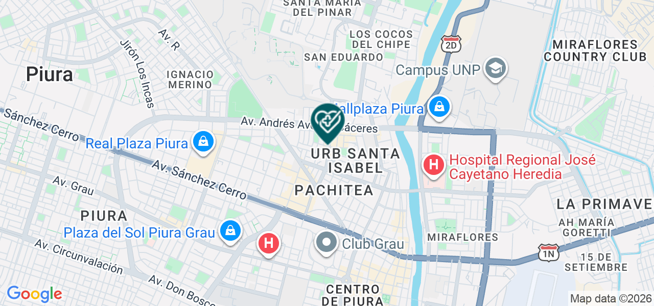 Mapa de Clinica Odontologica Santa Isabel S.R.L.