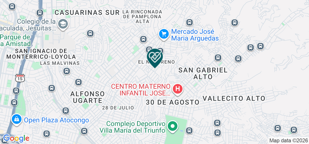 Mapa de Centro Odontológico Sonrilife